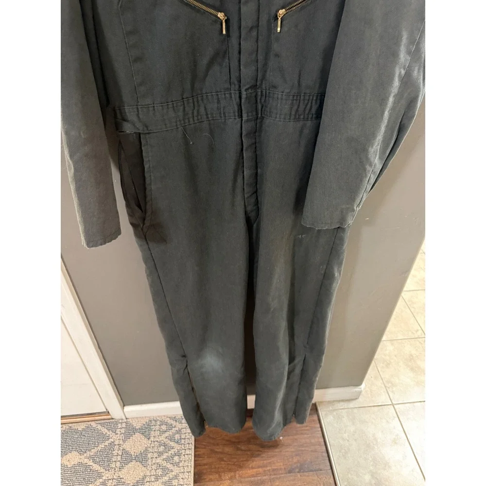 Walls Blizzard-Pruf Mens‎ Insulated Workwear Coveralls Black USA Made Large Tall